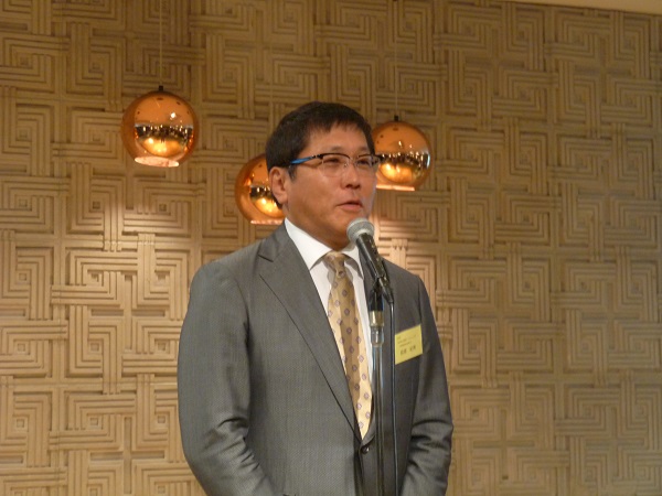 荻原紀男会長 ご挨拶・乾杯ご発声